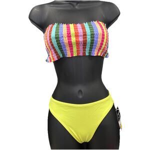 NWT Salt & Cove Bikini top small multicolor Macys bundle
